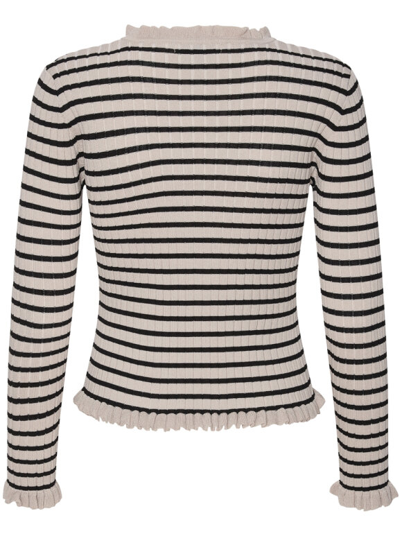 A-View - Av Fabian Cardigan White Pebbe