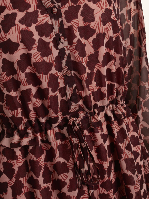 Love & Divine - LD Love528 Dress Plum/leaf