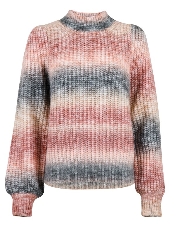 Neo Noir - NN Aria Ombre Knit Blouse Rose