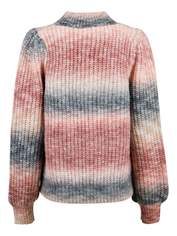 Neo Noir - NN Aria Ombre Knit Blouse Rose