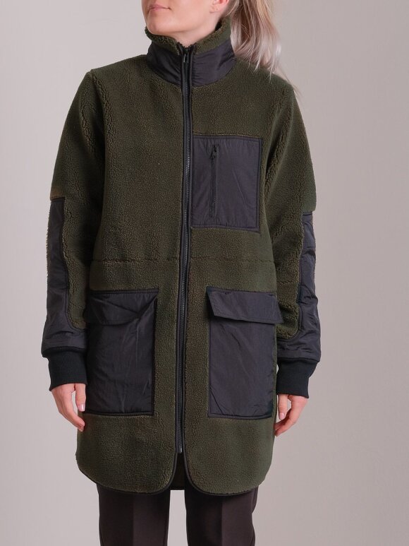 Neo Noir - NN Flake Teddy Jacket Army