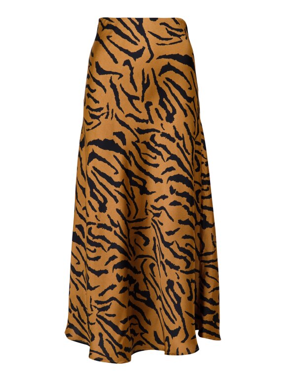 Neo Noir - NN Bovary Satin Zebra Skirt