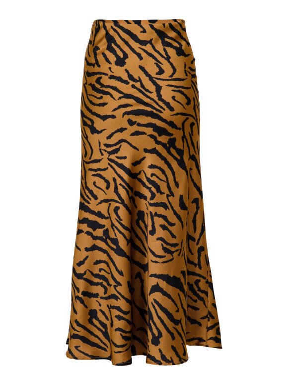 Neo Noir - NN Bovary Satin Zebra Skirt