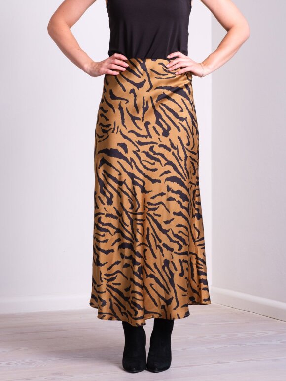 Neo Noir - NN Bovary Satin Zebra Skirt