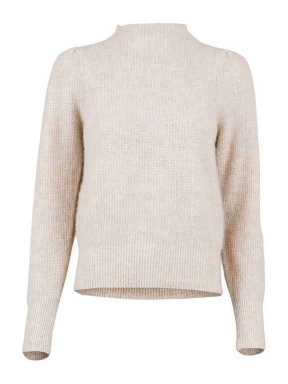 Neo Noir - NN Marlia Knit Blouse Sand