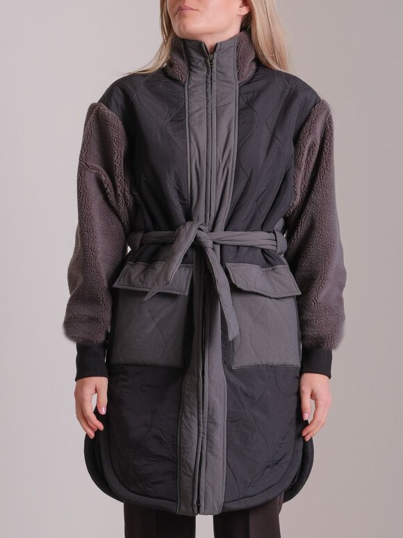 Neo Noir - atomic Teddy Jacket Antracit