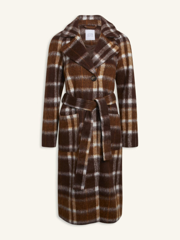 Love & Divine - LD Love472 Jacket Brown Check