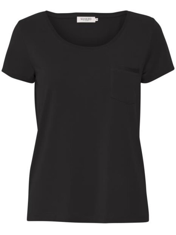 Soaked in Luxury - Columbine Tee Black