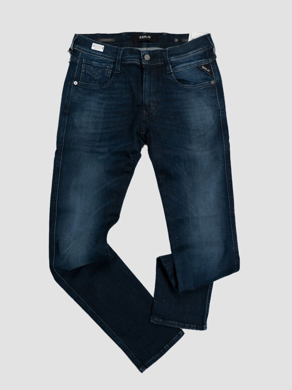 Replay - Replay Anbas E05 Jeans M.Blå