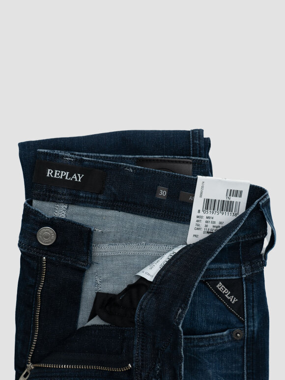 Replay - Replay Anbas E05 Jeans M.Blå