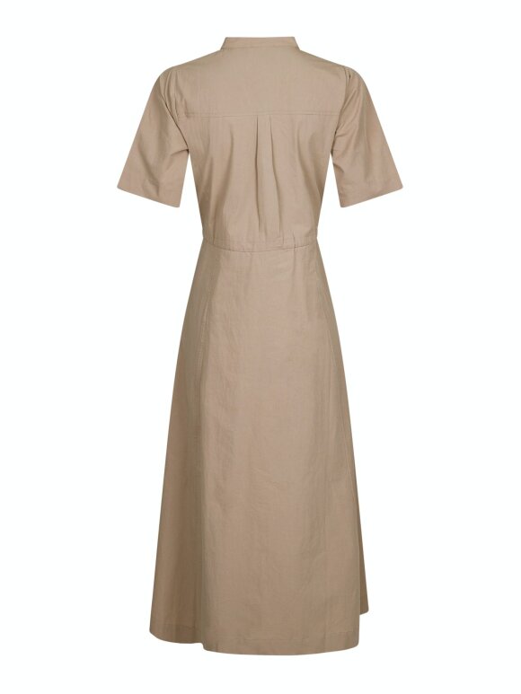 Neo Noir - Delfi solid dress dark sand