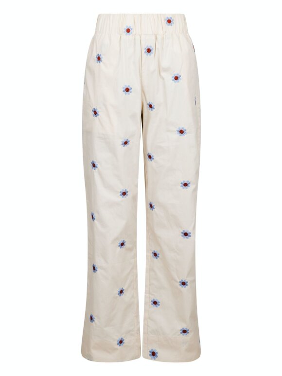 Neo Noir - Winnie deco flower pants sand