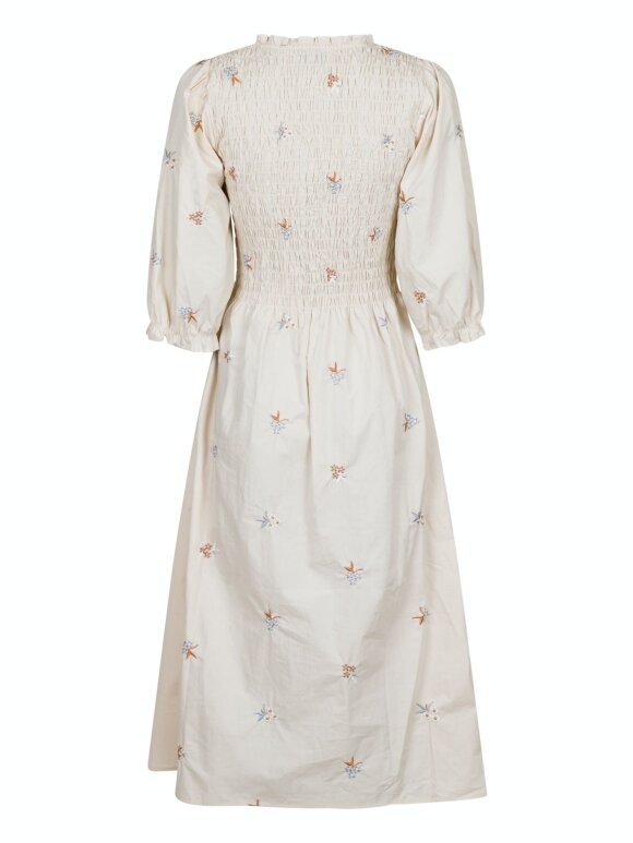 Neo Noir - Bobby Embroidery dress sand