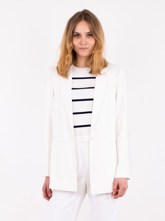 Neo Noir - Avery Solid Blazer White