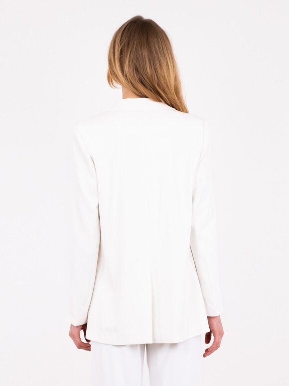 Neo Noir - Avery Solid Blazer White