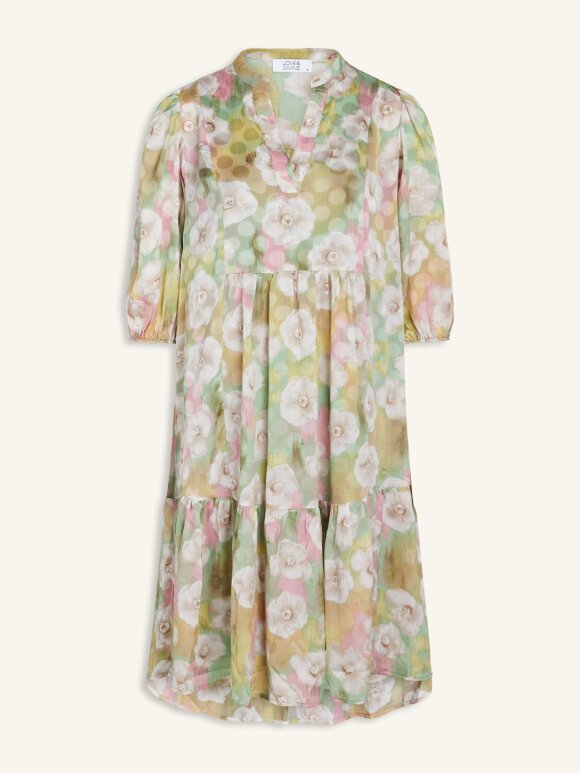 Love & Divine - Love460-3 Dress green flower