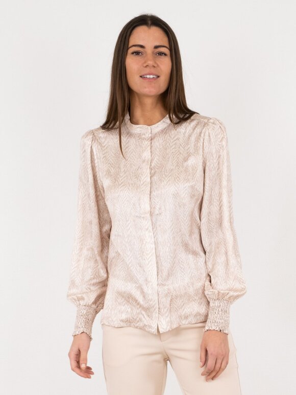 Neo Noir - Kala ditsy glow blouse sand