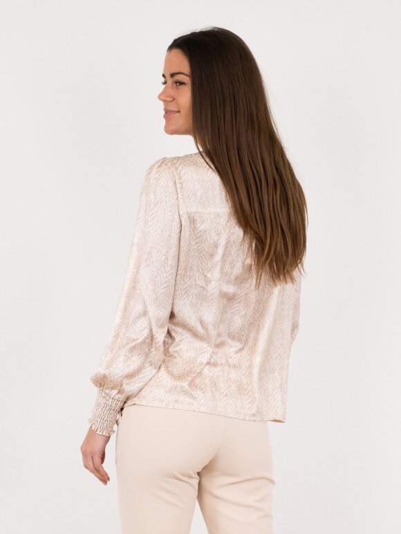 Neo Noir - Kala ditsy glow blouse sand