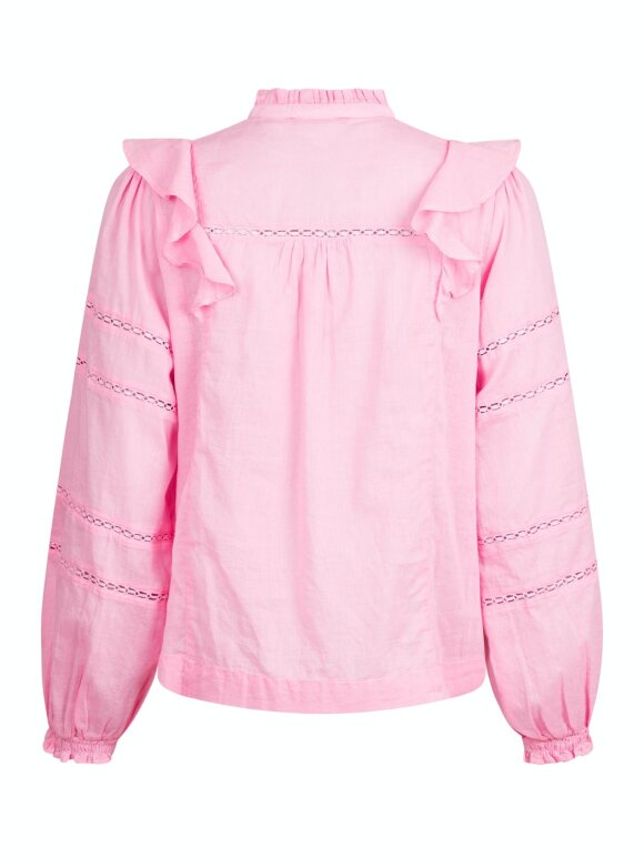 Neo Noir - Aroma voile blouse soft pink