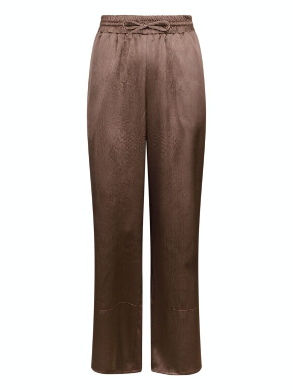 Neo Noir - Kuli crepe satin pants dusty b