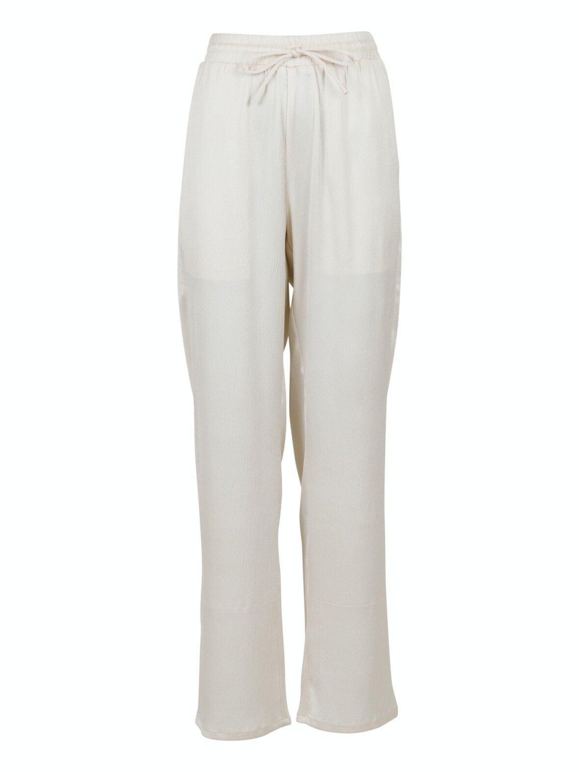 Randers - Dame - Bukser - Neo Noir - Kuli crepe satin pants creme