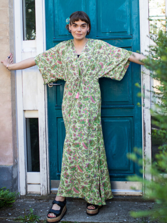 Black Colour - BCLuna long dress - Green
