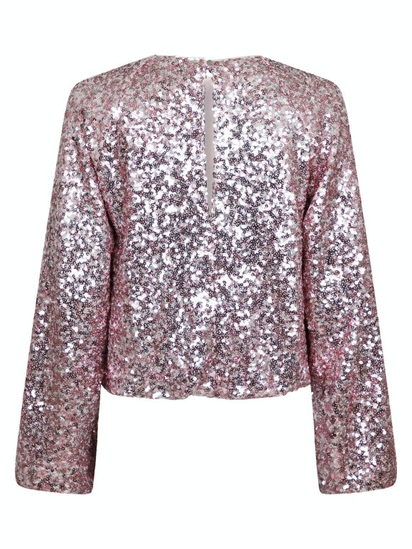 Neo Noir - Iris sequins blouse rose