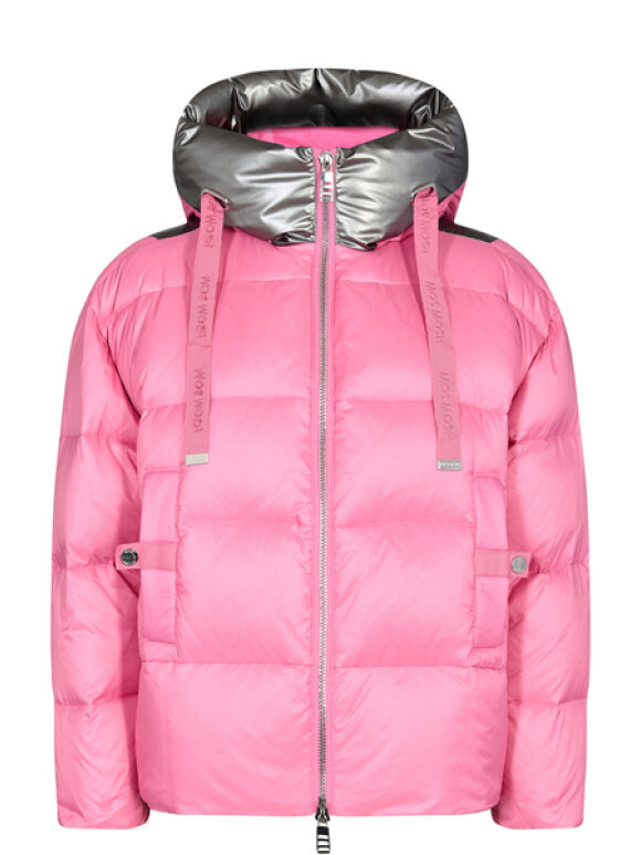 Mos Mosh -  Lilou Puffer Jacket wild orchi