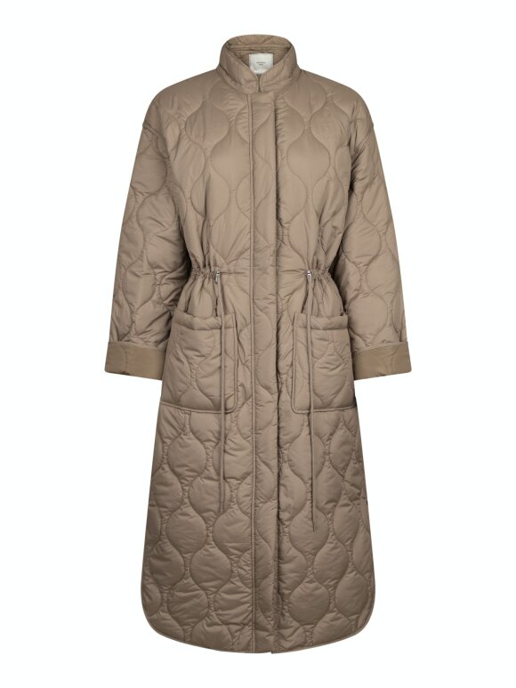 Neo Noir - Ford Quilt Coat - Taupe