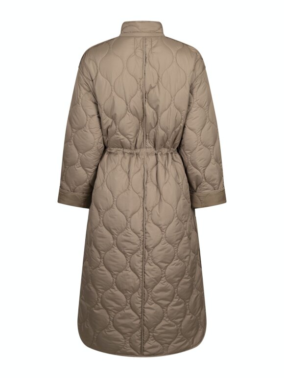 Neo Noir - Ford Quilt Coat - Taupe