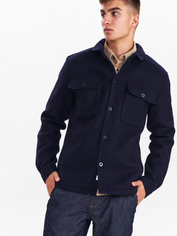 Anerkjendt - Aklion Bolied wool overshirt