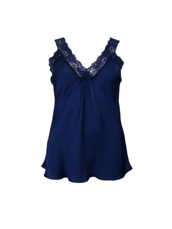 Black Colour - BCBea Lace Top dark blue