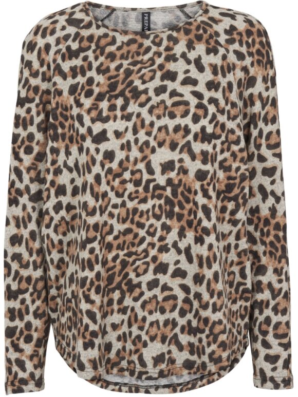 Prepair - Nicoline blouse Brown Leopard