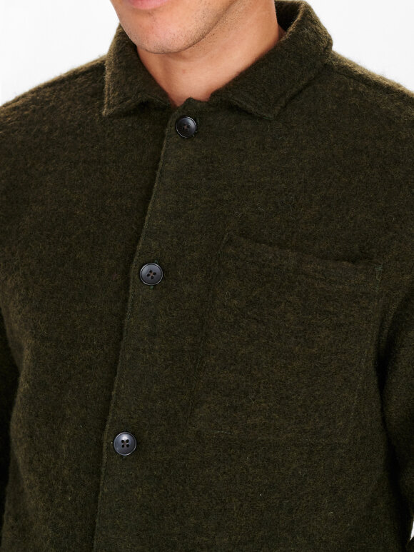 Anerkjendt - Akoscar Wool pocket overshirt