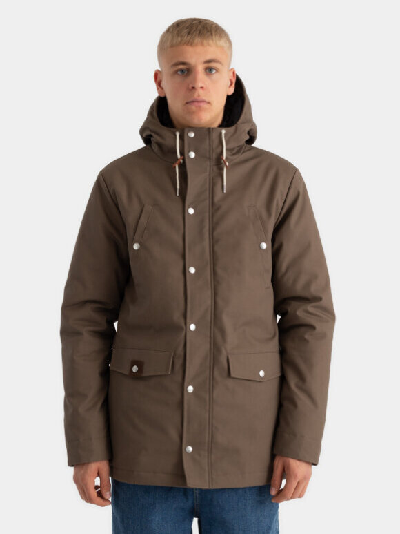 Revolution - Parka Jacket Dark Brown