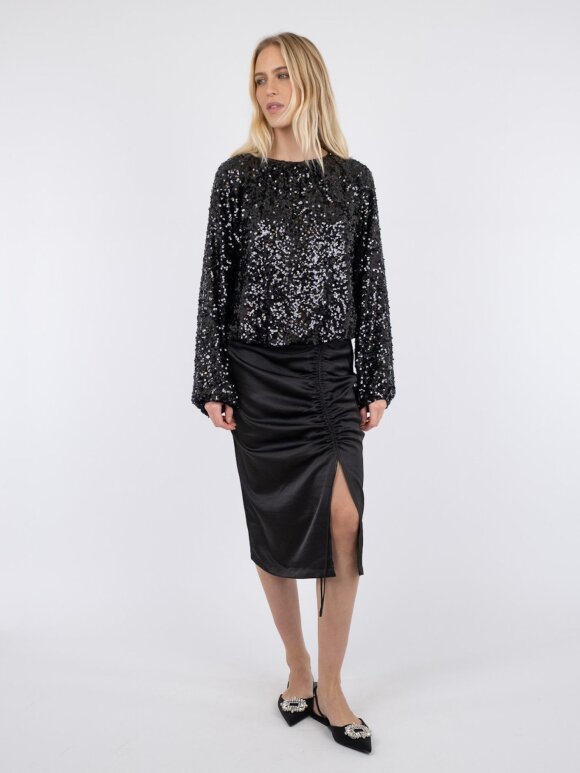 Neo Noir - Iris Fall Sequins Blouse