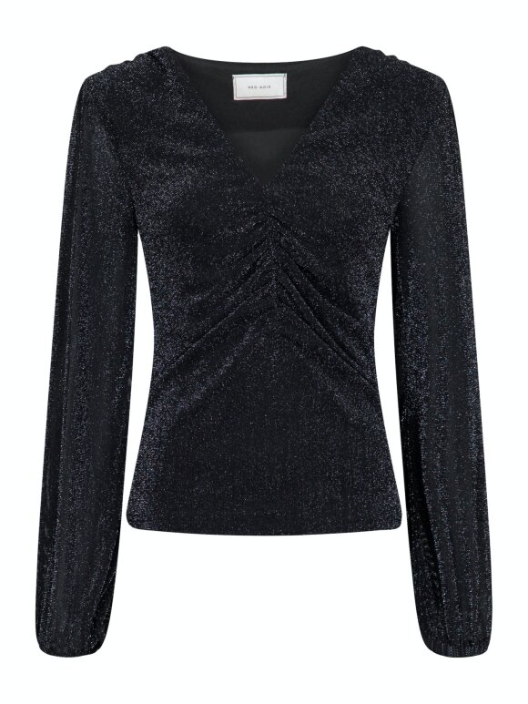 Neo Noir - Raslph Glitter Mesh Blouse