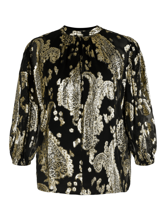 Love & Divine - Love881 Blouse Black/Gold