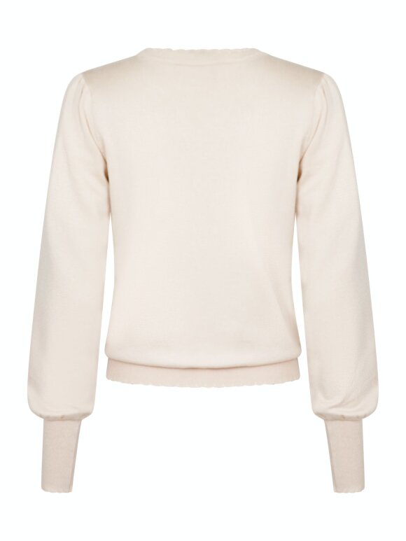 Neo Noir - Magdalena Scallop Knit Blouse