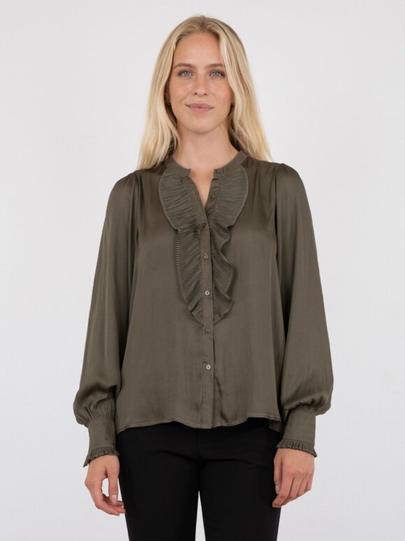 Neo Noir - Zola Blouse Army