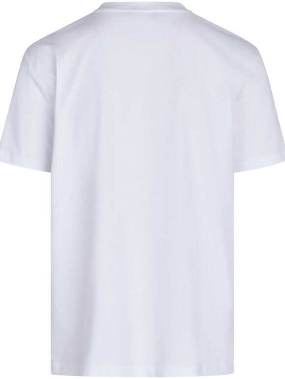 Bruuns Bazaar - Gus logo tee White