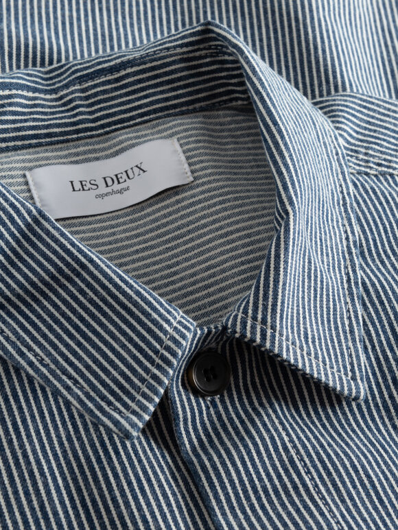 Les Deux - Layton Stripe Hybrid Shirt