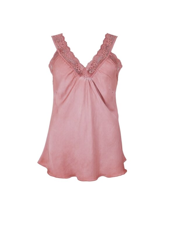 Black Colour - BCBEA Lace Top - Dust Rose