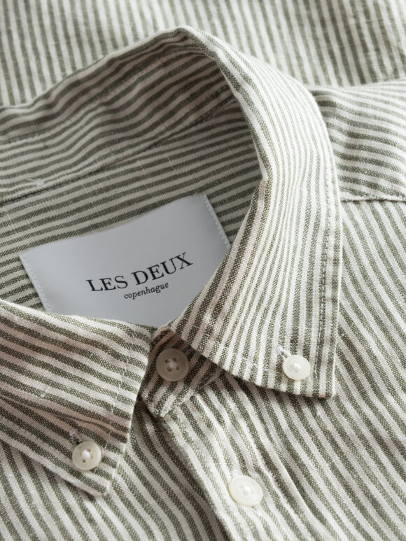 Les Deux - Kristian Linen B.D Shirt