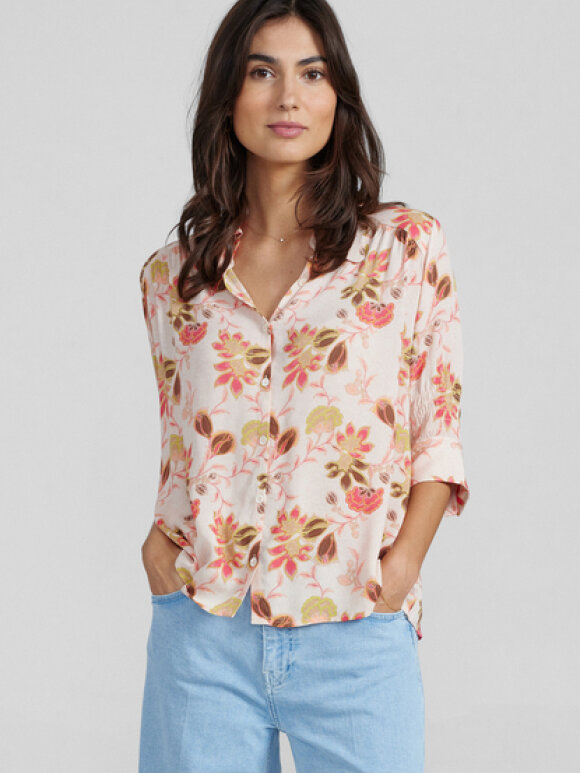 Mos Mosh - Therica Fleur ss Shirt Silver