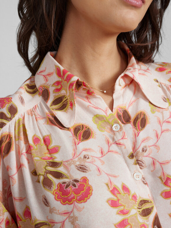 Mos Mosh - Therica Fleur ss Shirt Silver