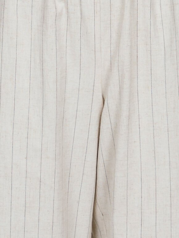 Neo Noir - Asta Summer Stripe Pants Natur