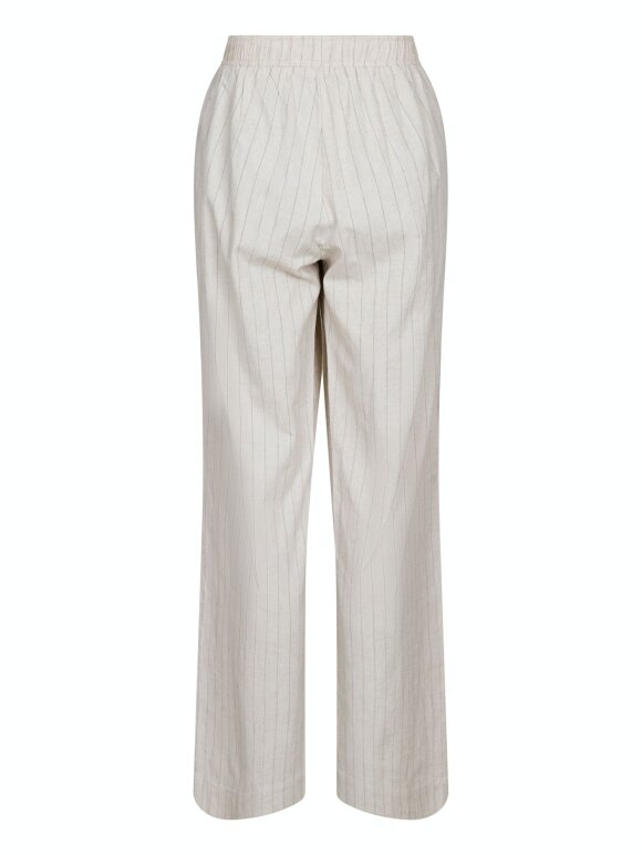 Neo Noir - Asta Summer Stripe Pants Natur