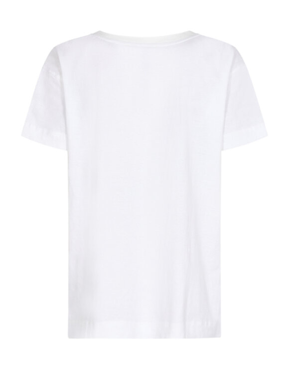 Mos Mosh - Bec O-SS Premium tee white