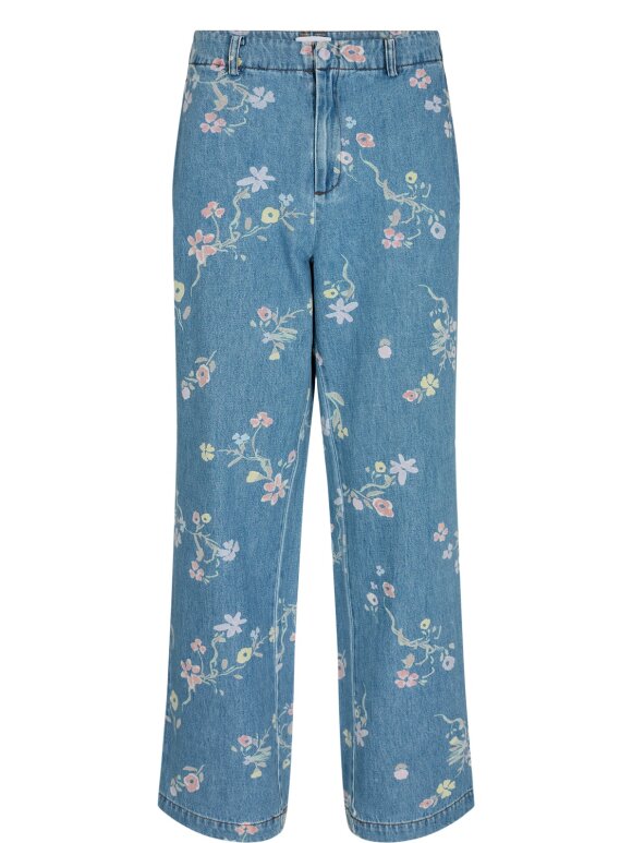 Numph - NUPetra Pants - Light blue